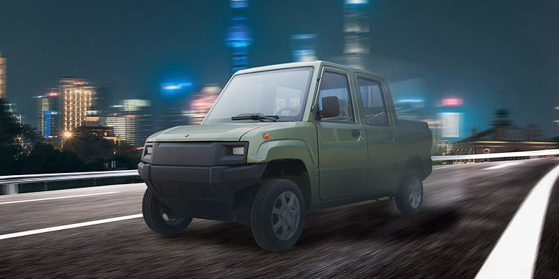 EV Pickup со погон на задните тркала