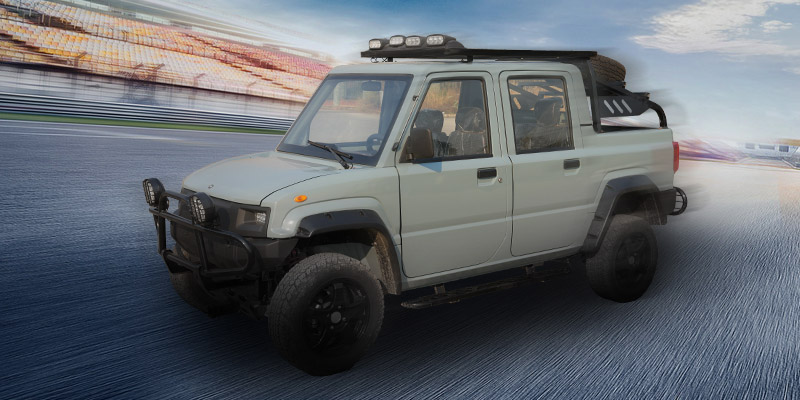 EV Pickup со погон на четири тркала